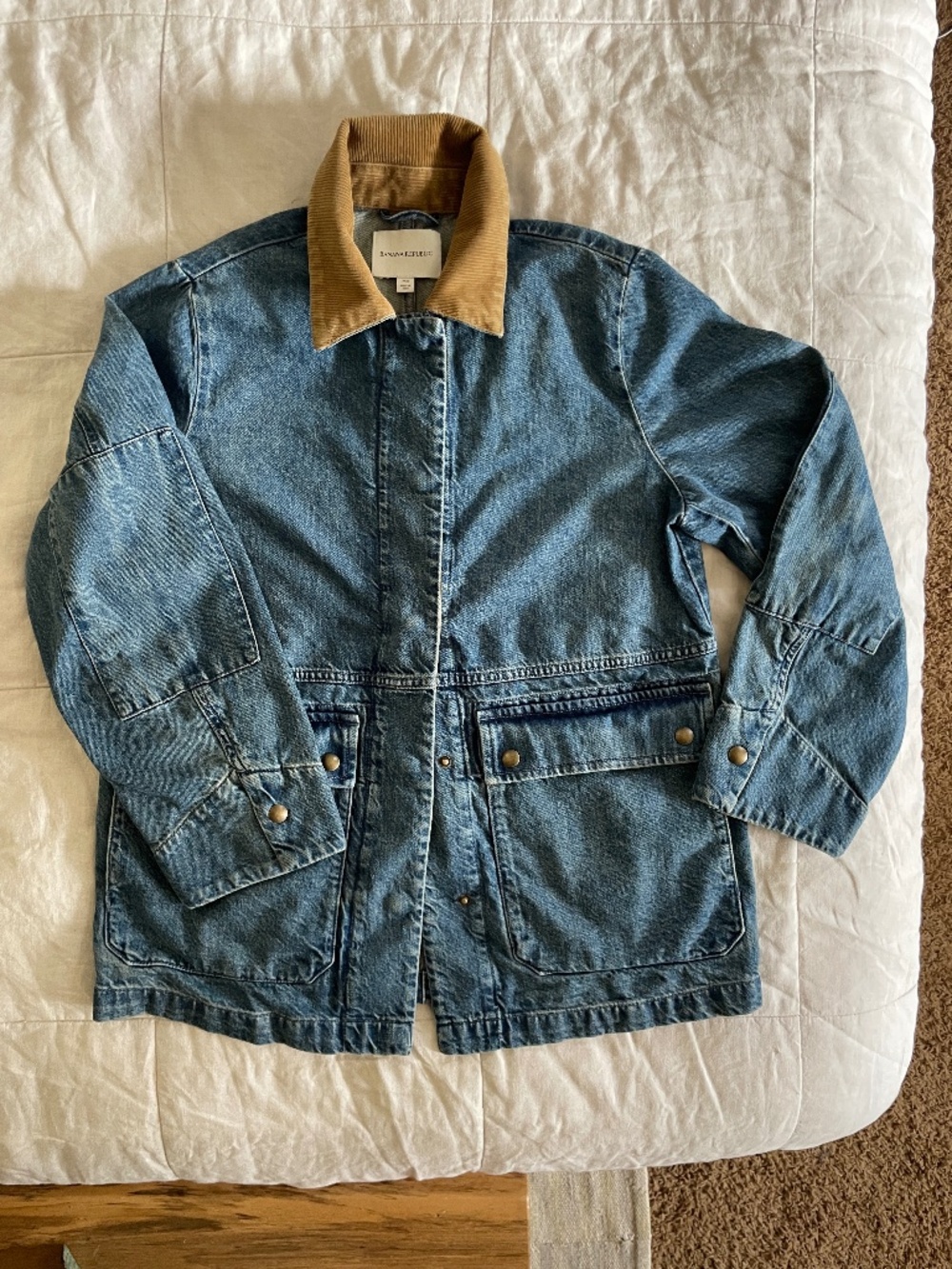 Banana Republic Denim Chore Coat size XS